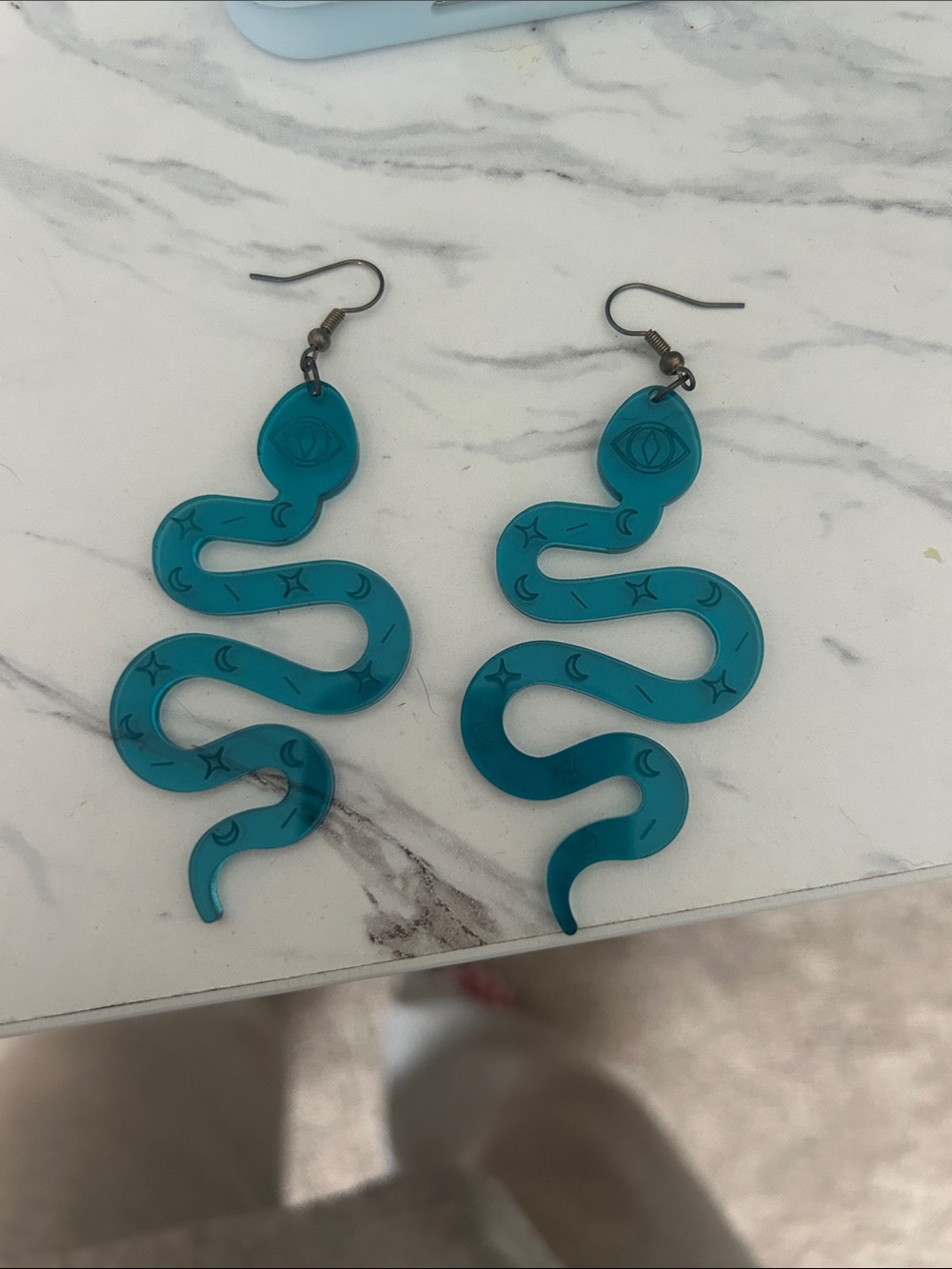 Snake earrings